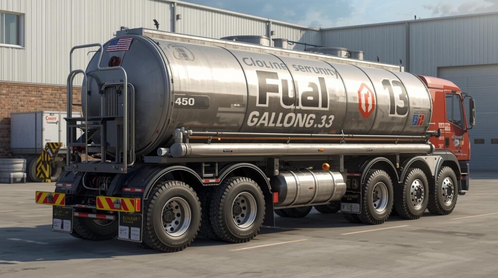 Tanker truck capacity